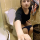 A pretty Eastern-European girl takes a shit while sitting on a toilet and progressively puts more and more effort into pushing the rest out. Audible pooping sounds and plops, although audio is somewhat compressed. 720P HD. About 11.5 minutes.